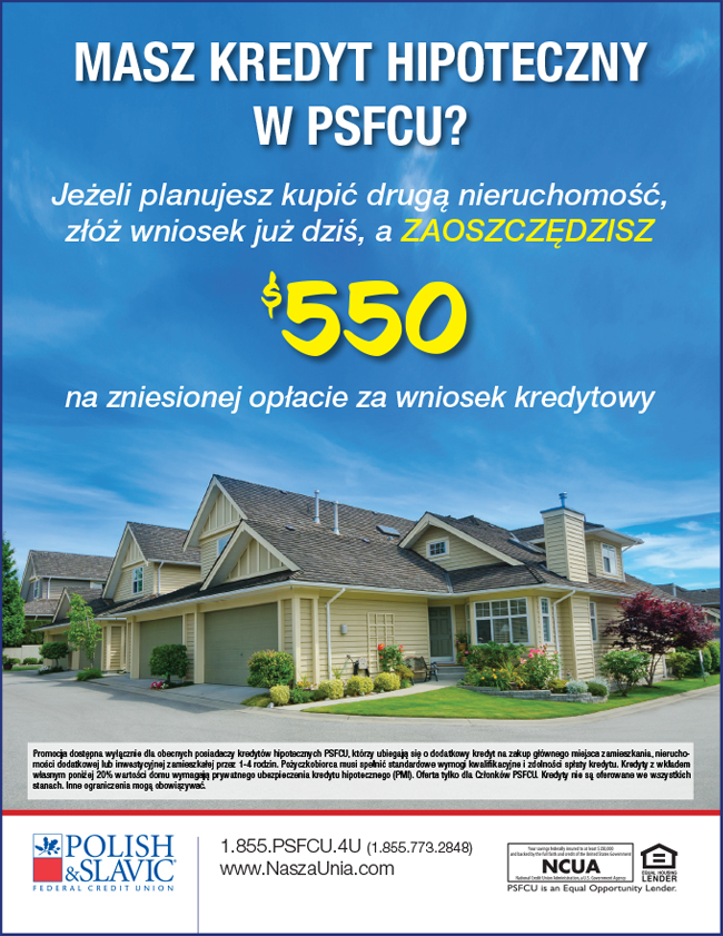 Jeżeli masz kredyt hipoteczny w PSFCU i planujesz kupić drugą posiadłość, złóż wniosek a zaoszczędzisz $450